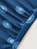 Two-Piece Paisley Sarong Swimsuit sold by Bloomchic
