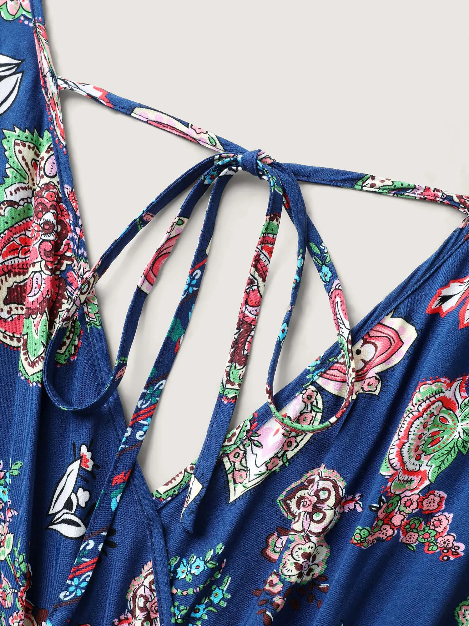 Rayon Tropical Vibes Pockets Jumpsuit sold by Bloomchic product image thumbnail 5