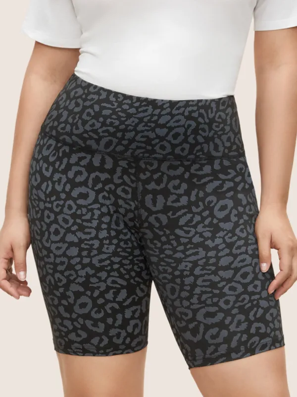 Leopard Print High Rise Skinny Leggings sold by Bloomchic