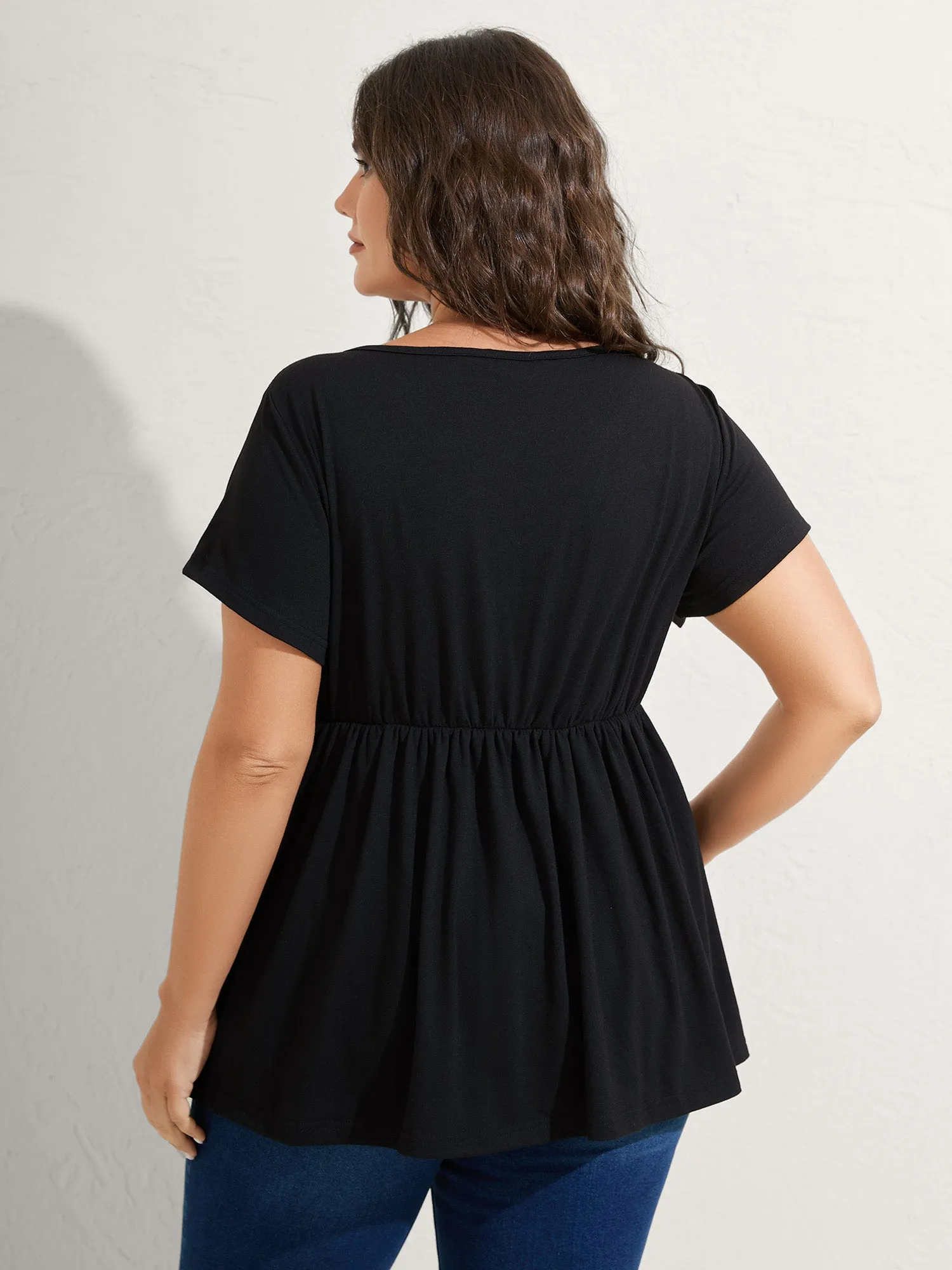 Color Floral Embroidery Lace Knit Top sold by Bloomchic product image thumbnail 5