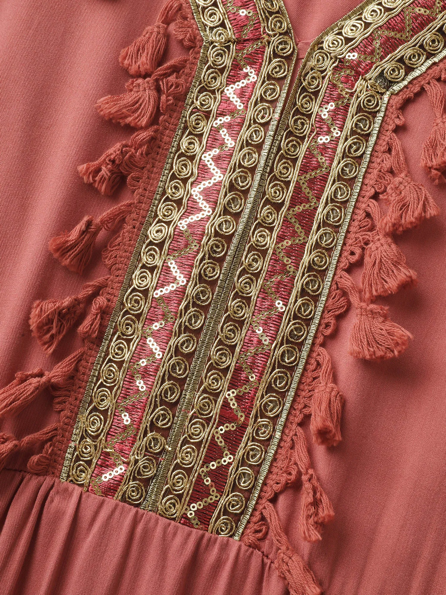 Rayon Stretchy Waist Pockets Midi Dress sold by Bloomchic product image thumbnail 5