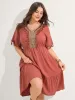 Rayon Stretchy Waist Pockets Midi Dress sold by Bloomchic