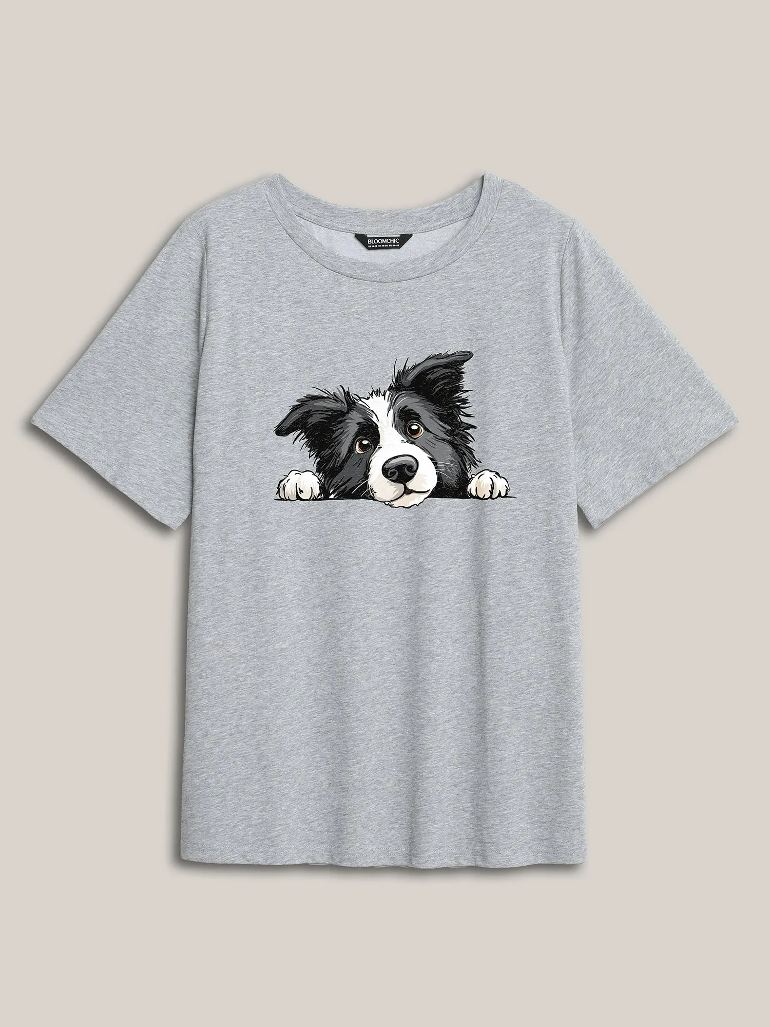 Puppy Love Printed Round Neck T-Shirt sold by Bloomchic product image thumbnail 5