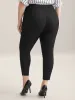 Stretch Split Hem Pockets Skinny Pants sold by Bloomchic