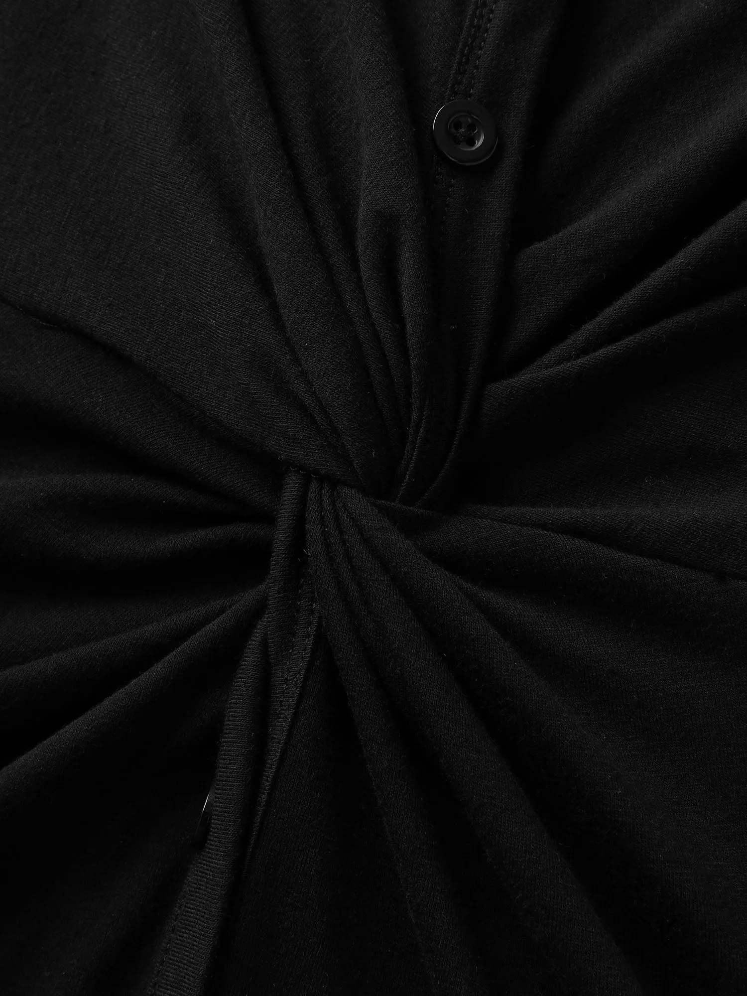 Twist Front Button Slit Midi Dress sold by Bloomchic product image thumbnail 5