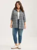 Plaid Print Button Down Shirt sold by Bloomchic