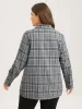 Plaid Print Button Down Shirt sold by Bloomchic