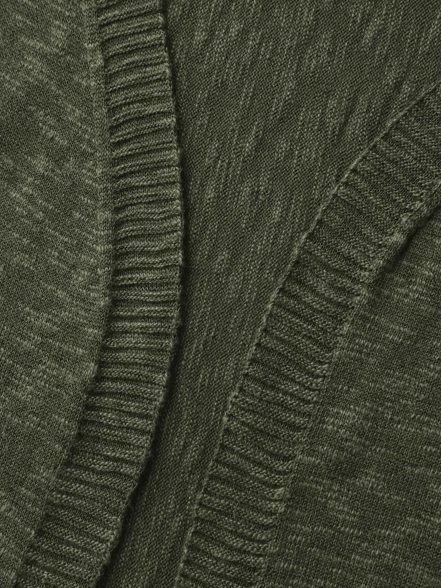 Curvy Hem Solid Open-Front Lightweight Cardigan sold by Bloomchic product image thumbnail 5