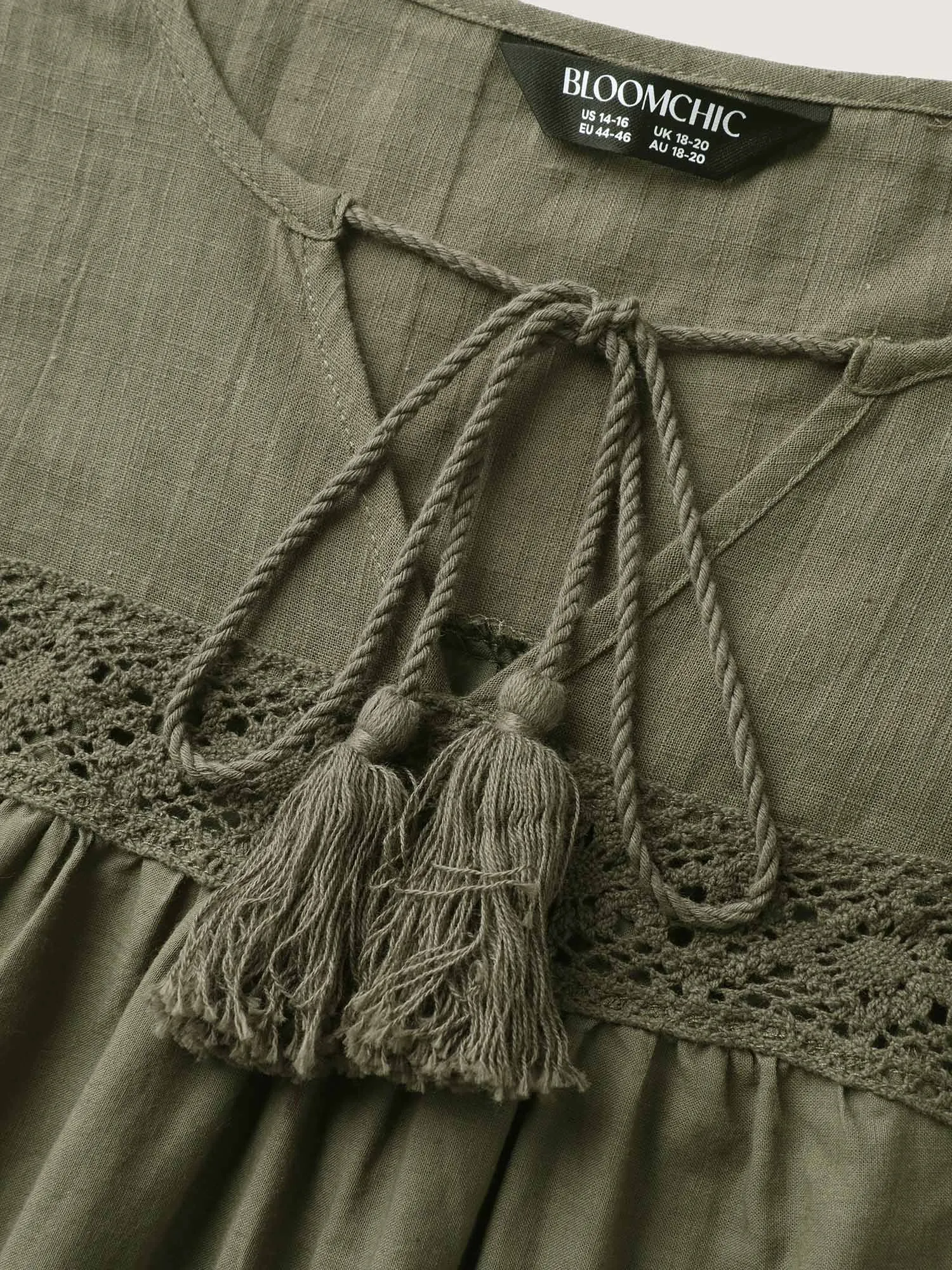 Cotton Eyelet Embroidered Flowy Tank Top sold by Bloomchic product image thumbnail 5