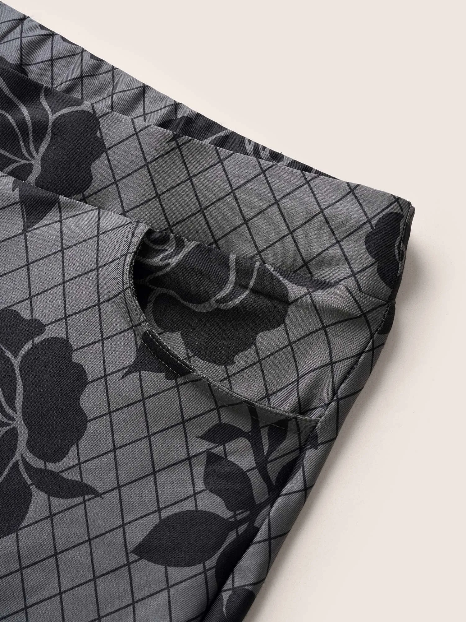 Skinny Rose Print High Rise Leggings sold by Bloomchic product image thumbnail 5