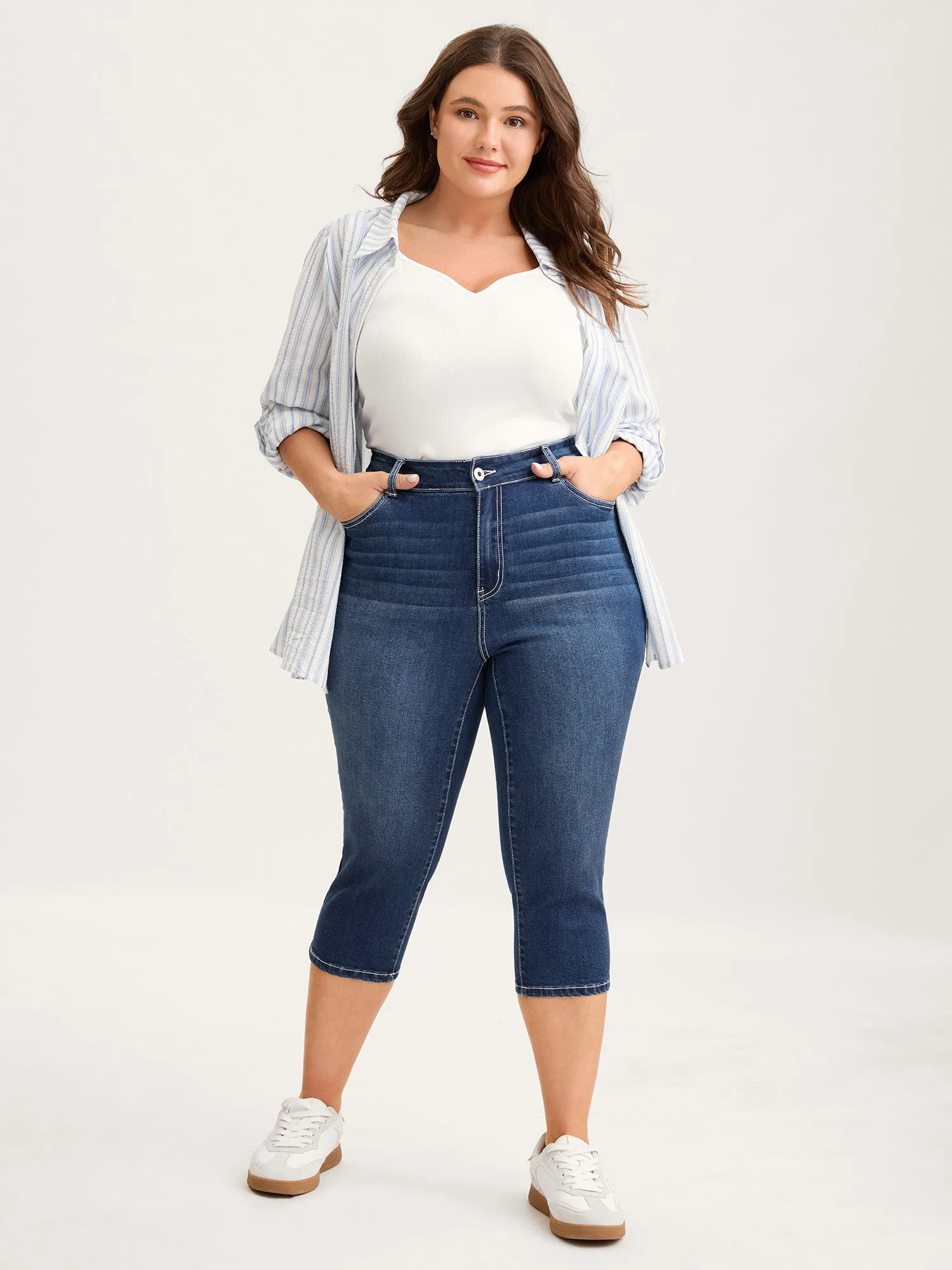 Stretchy Booty-Lifting Skinny-Fit Jeans sold by Bloomchic product image thumbnail 3