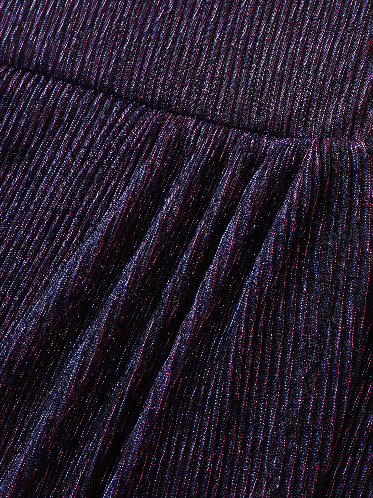 Shimmery Cinched Waist Sheer Midi Dress sold by Bloomchic product image thumbnail 5