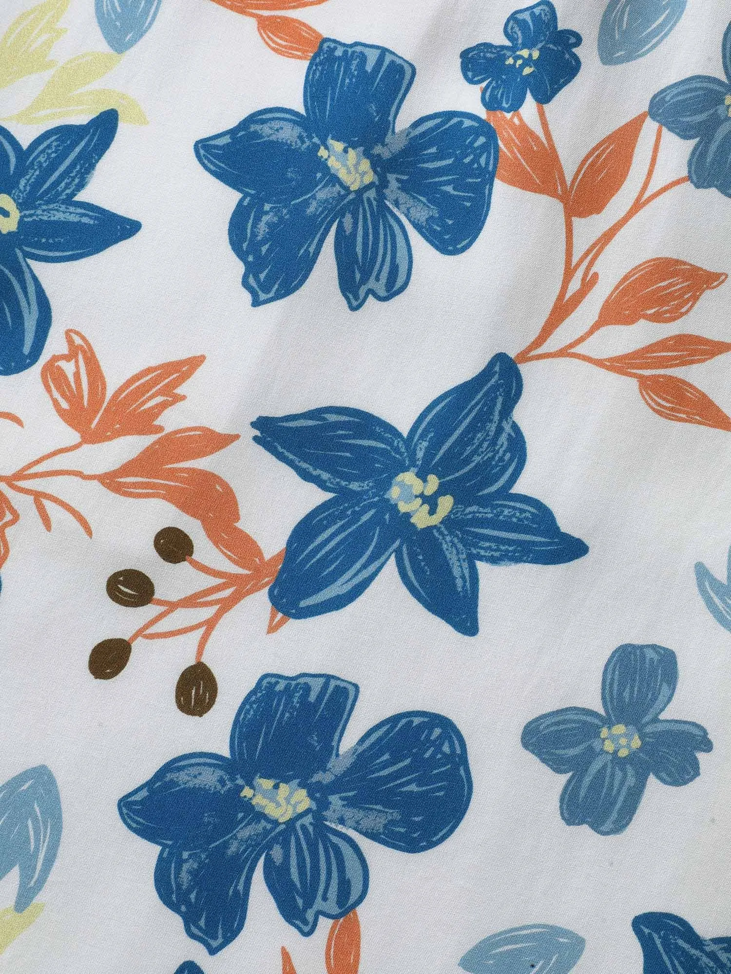 Rayon Floral Stretchy Waist Pockets Midi Dress sold by Bloomchic product image thumbnail 5