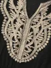 Textured Floral Lace Neck Long Tank Top sold by Bloomchic