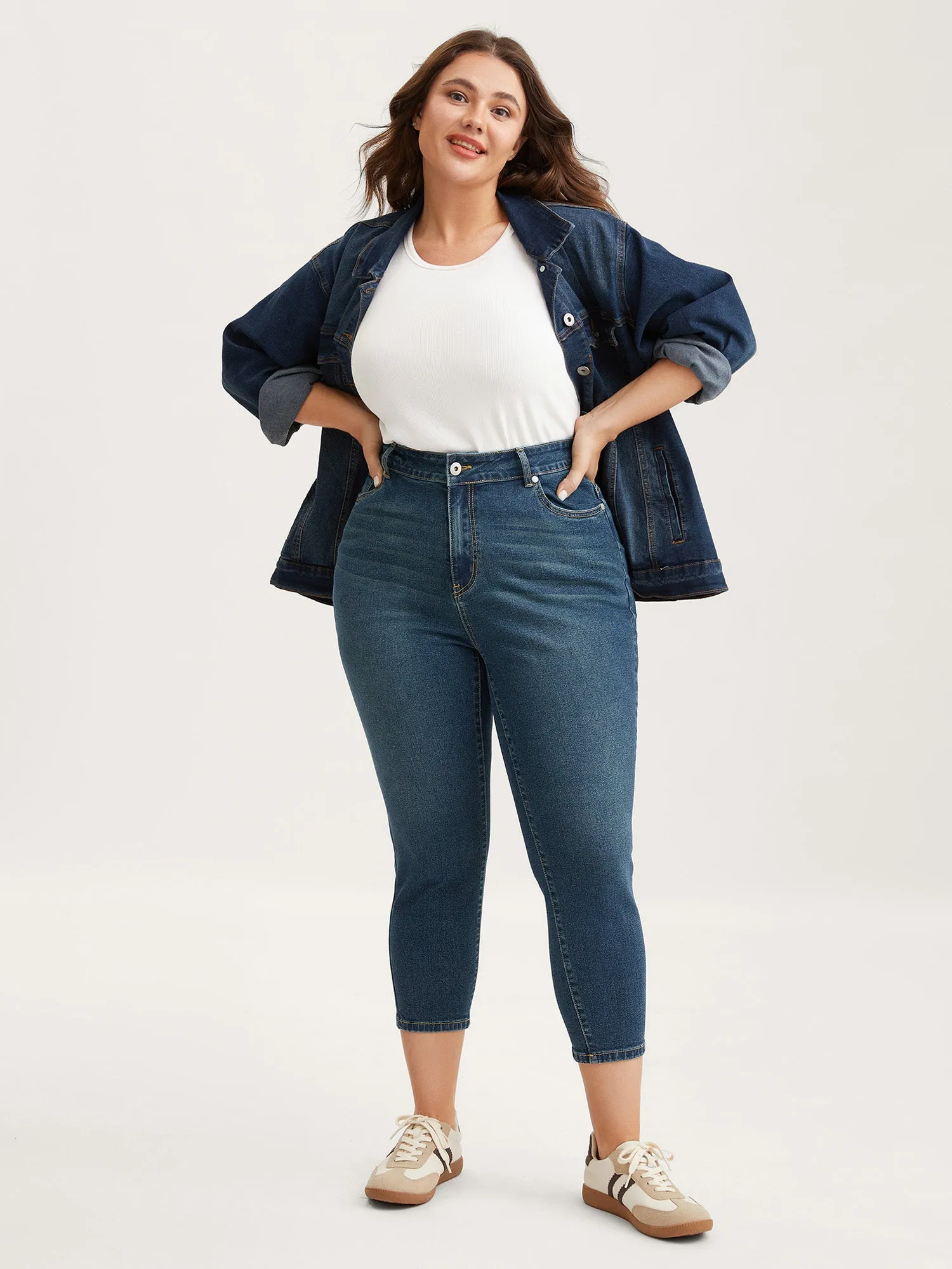 Butt Lift Mid-Rise Skinny-Fit Jeans sold by Bloomchic product image thumbnail 2