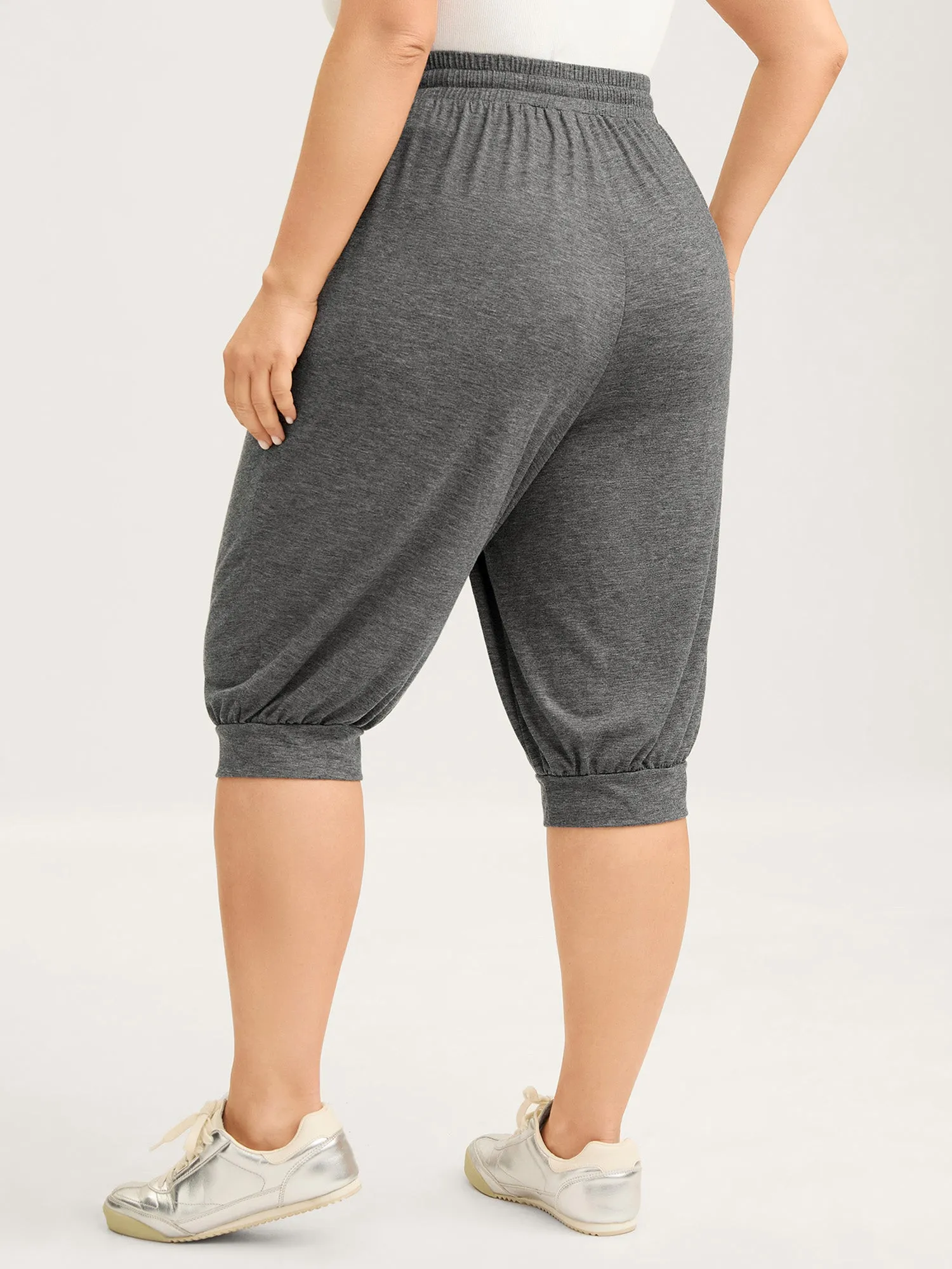 Stretchy Waist Cuffed Lounge Bottoms sold by Bloomchic product image thumbnail 4