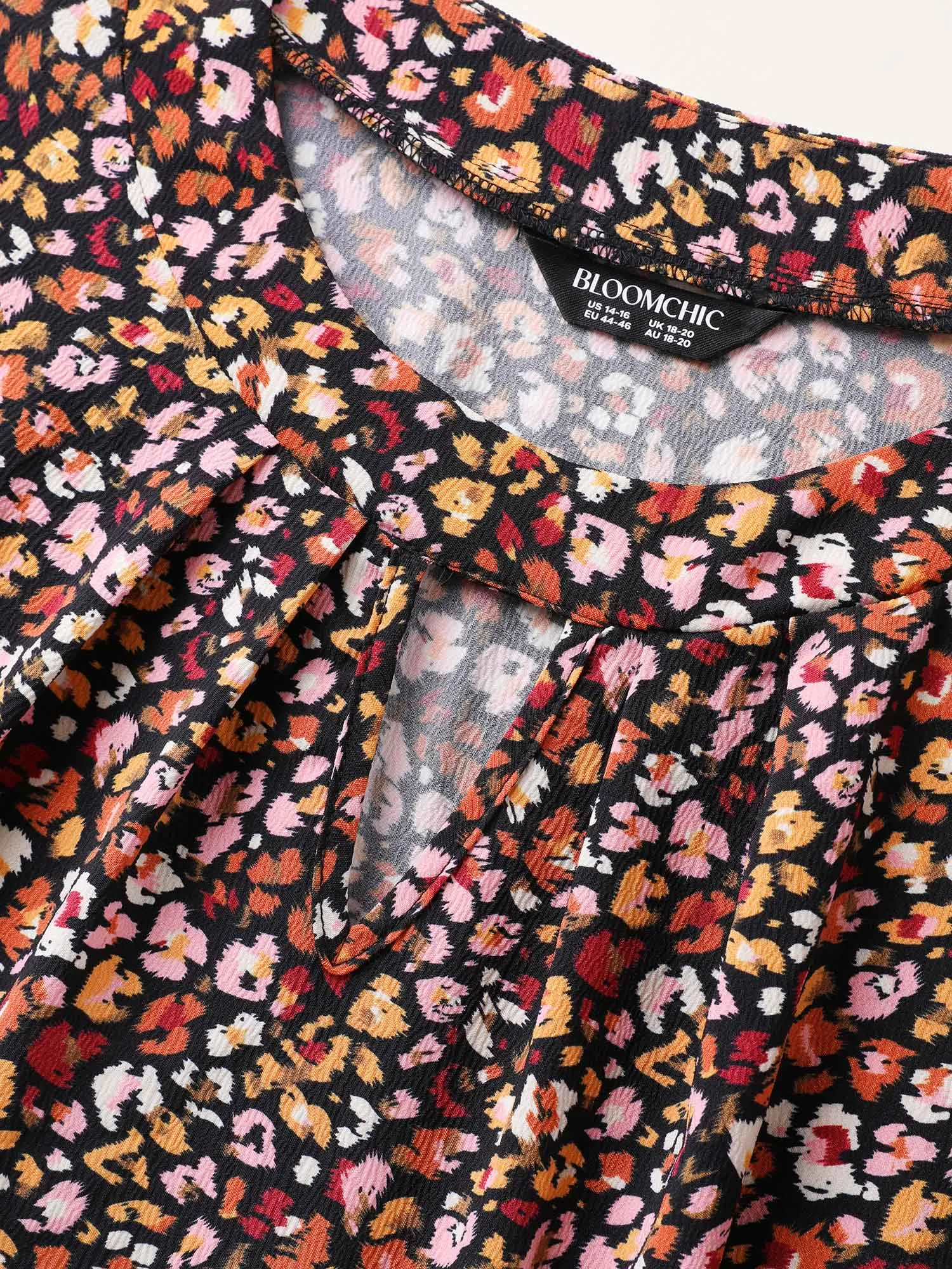 Floral Waist Tie Cut-Out Midi Dress sold by Bloomchic product image thumbnail 5