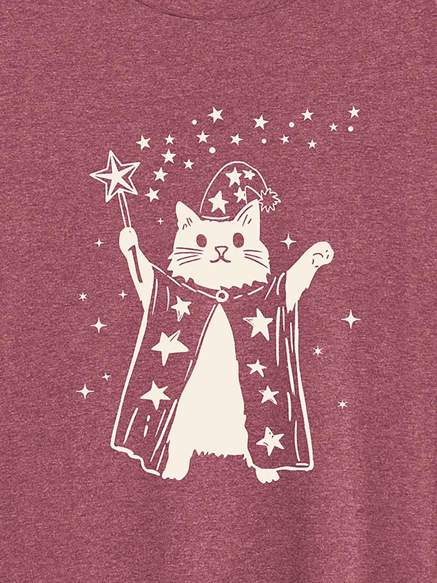 Magical Cat Round Neck T-Shirt sold by Bloomchic product image thumbnail 2