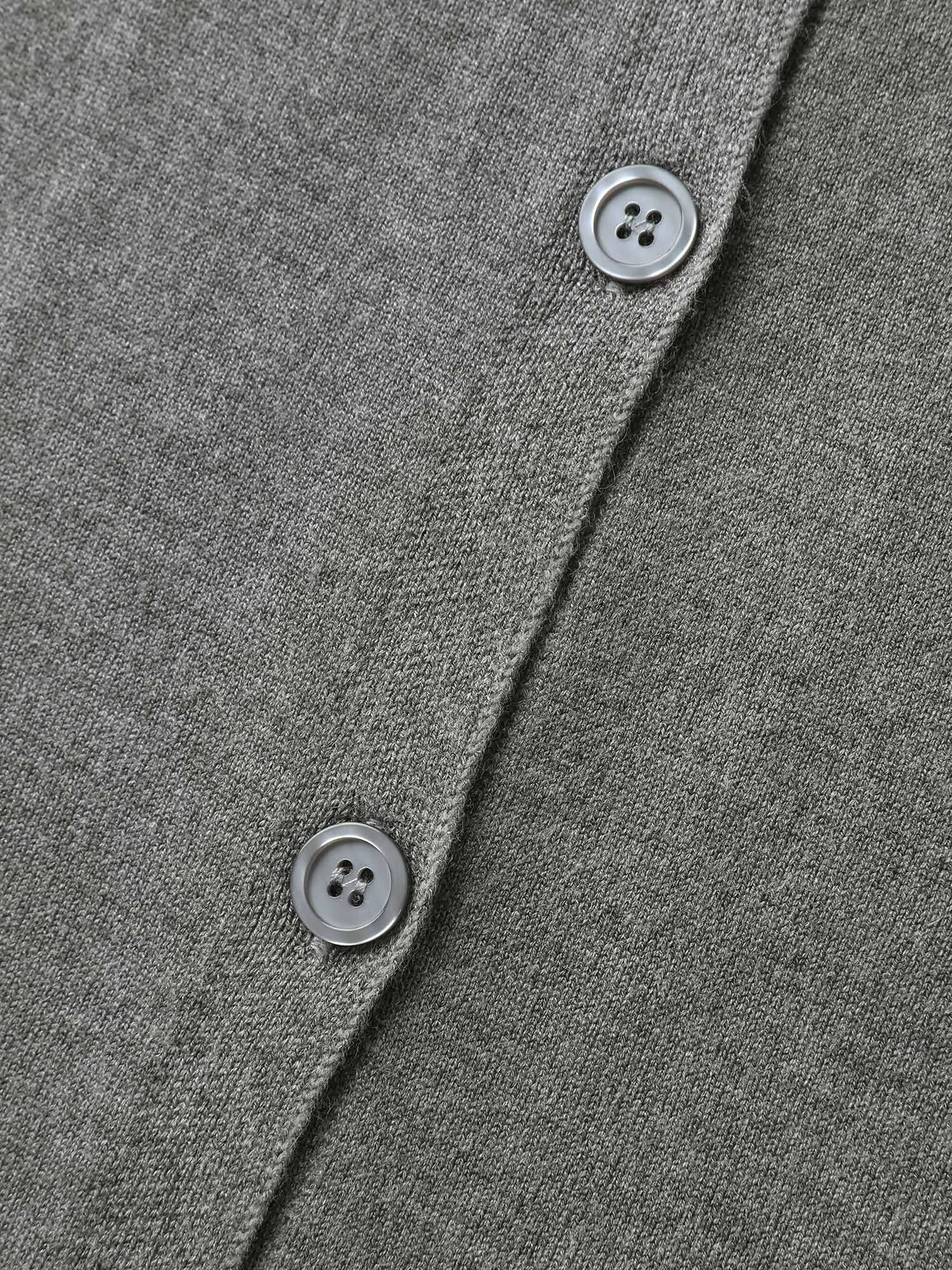 Supersoft Button Round Neck Lightweight Cardigan sold by Bloomchic product image thumbnail 5