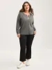 Supersoft Button Round Neck Lightweight Cardigan sold by Bloomchic