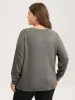 Supersoft Button Round Neck Lightweight Cardigan sold by Bloomchic