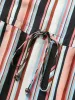 Color Striped Drawstring Ruffle Hem Dress sold by Bloomchic