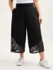 Wide Waist Sheer Lace Wide-Leg Pants sold by Bloomchic