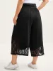 Wide Waist Sheer Lace Wide-Leg Pants sold by Bloomchic