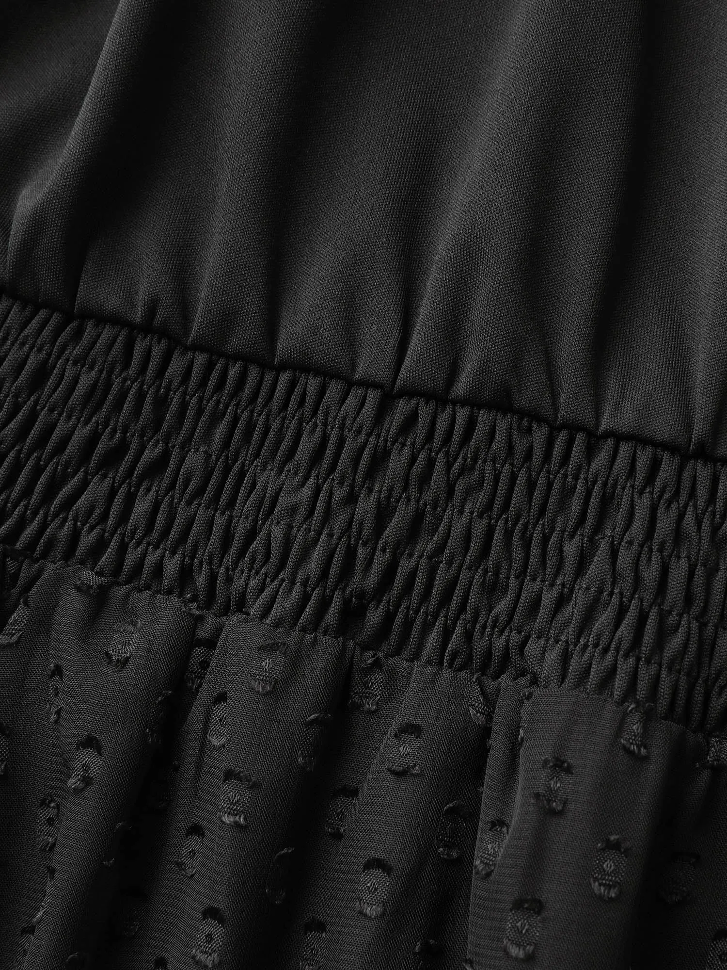 Textured Sweetheart Neckline Midi Dress sold by Bloomchic product image thumbnail 5