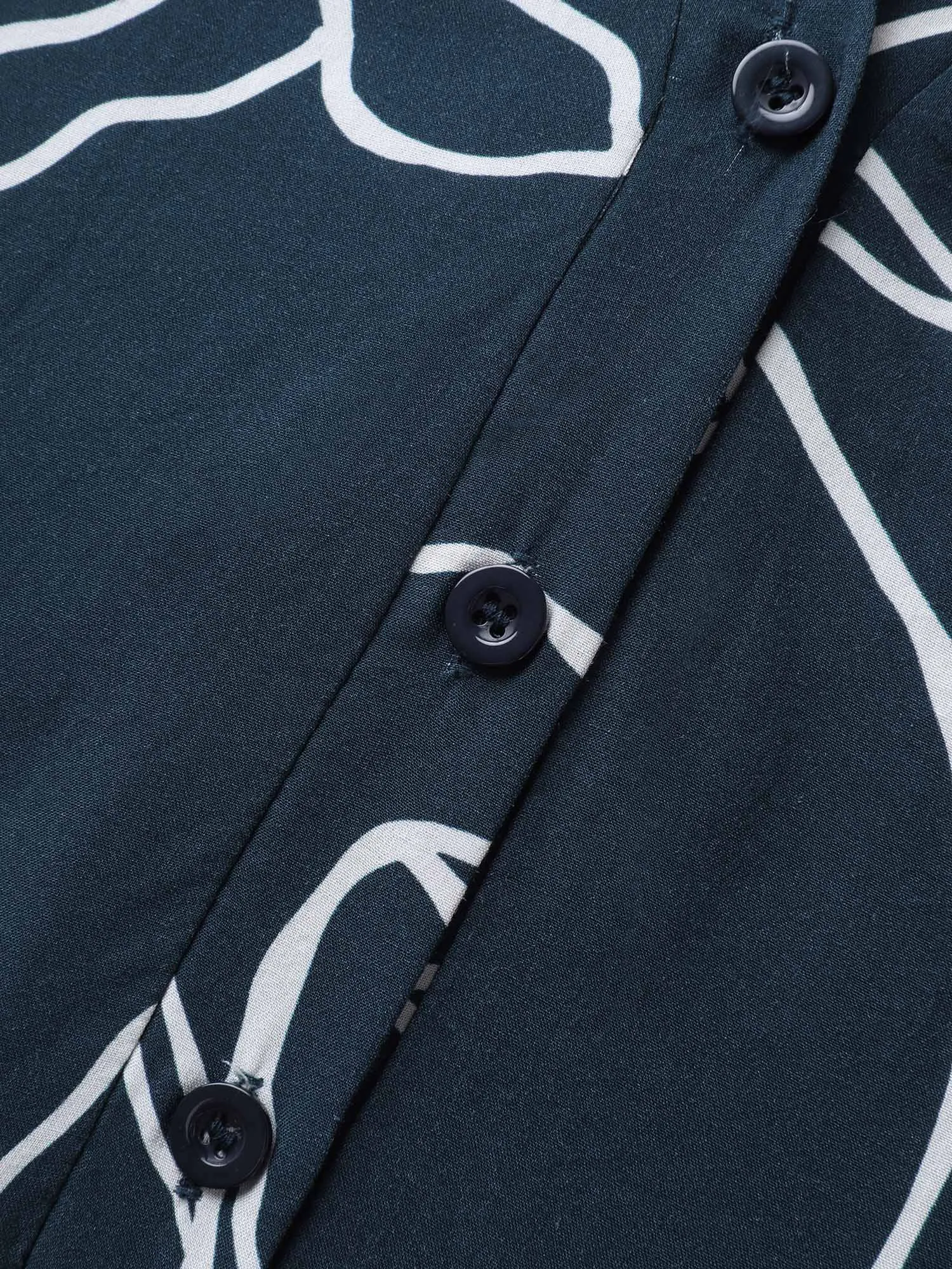 Floral Print Cinched Flared Knee-Length Dress sold by Bloomchic product image thumbnail 5