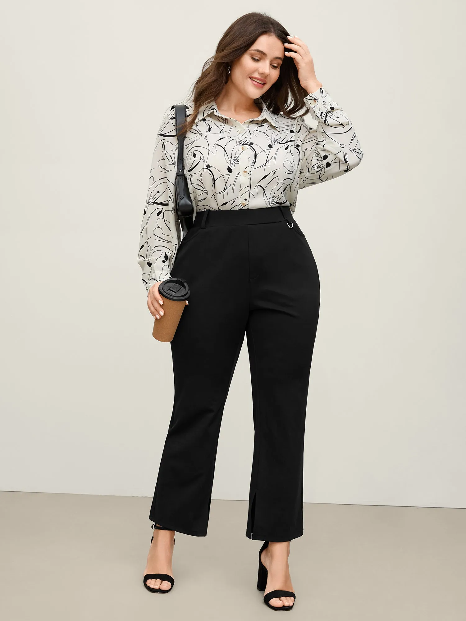 Pull-On Solid Bootcut Pants sold by Bloomchic product image thumbnail 2