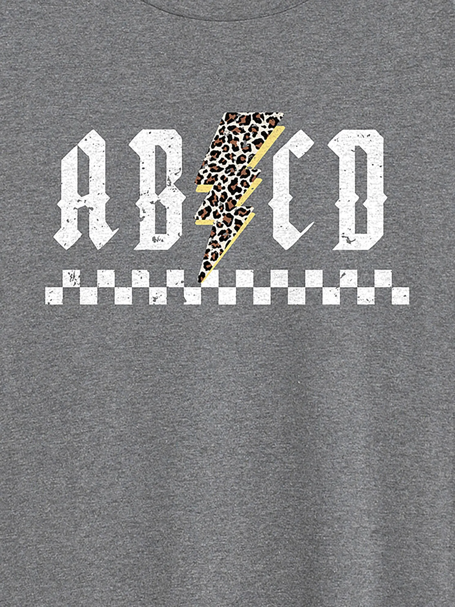 Wild Letters Round Neck T-Shirt sold by Bloomchic product image thumbnail 2