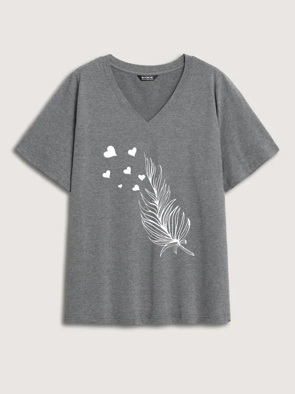 Make a Wish V-Neck T-Shirt sold by Bloomchic