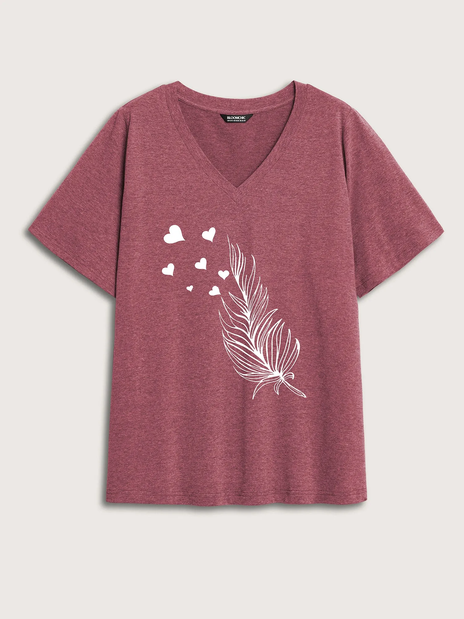 Make a Wish V-Neck T-Shirt sold by Bloomchic product image thumbnail 5