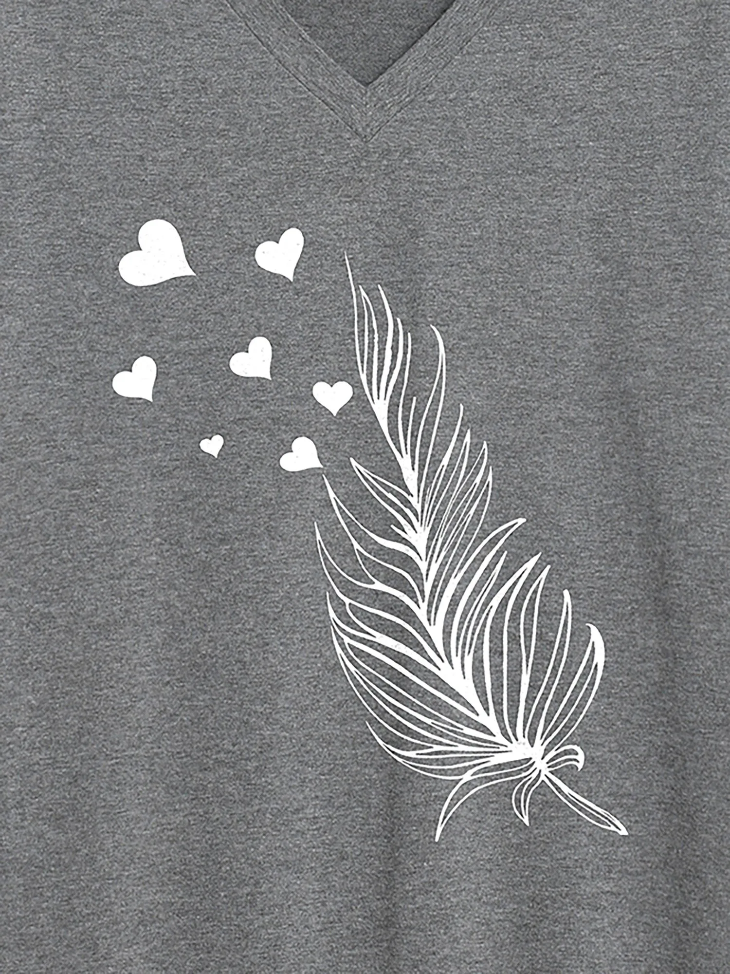 Make a Wish V-Neck T-Shirt sold by Bloomchic product image thumbnail 2