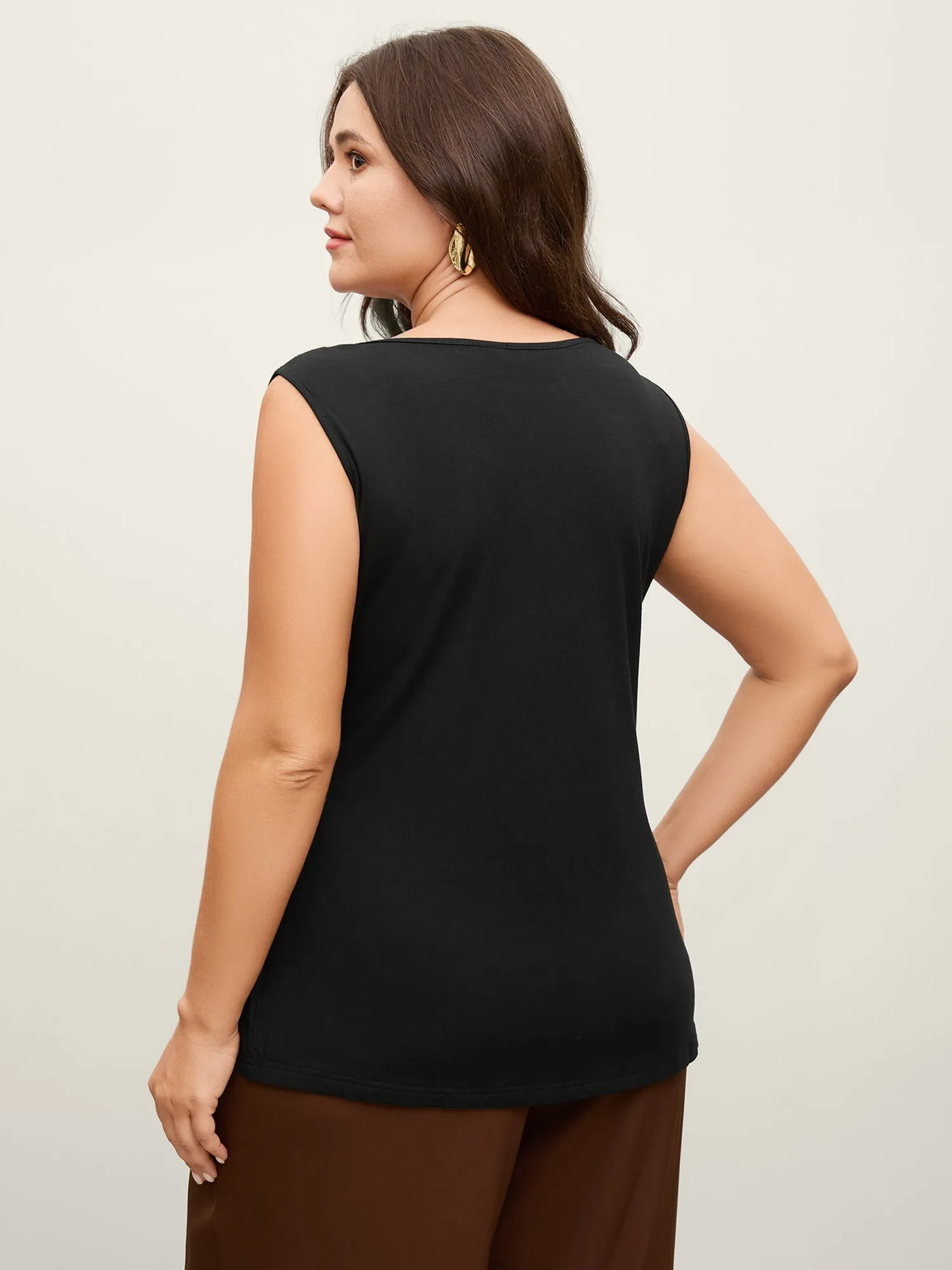 Supersoft Metal Buckle Waist-Cinched Top sold by Bloomchic product image thumbnail 4