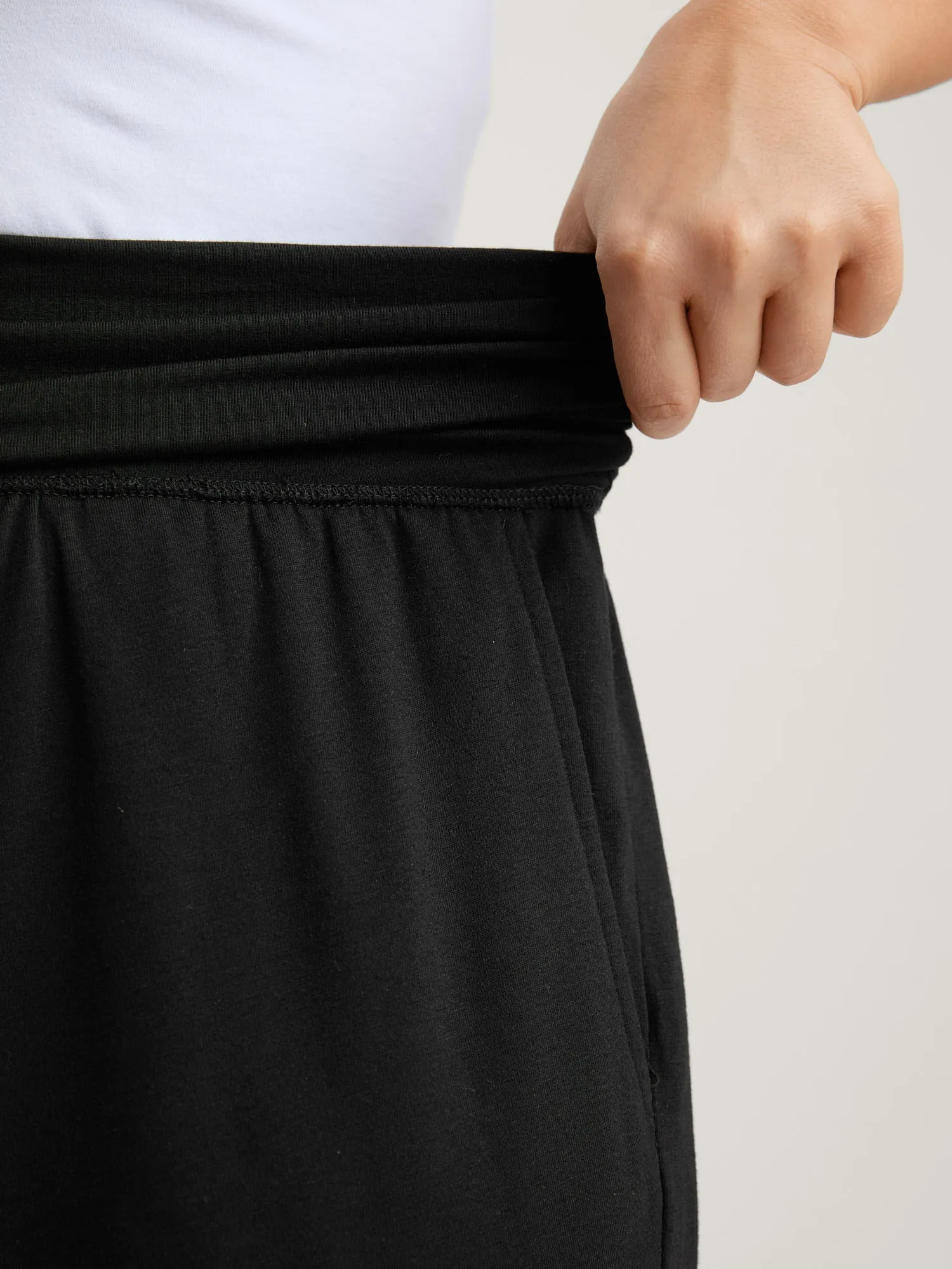 Lace Sheer Hem Wide Leg Pants sold by Bloomchic product image thumbnail 4