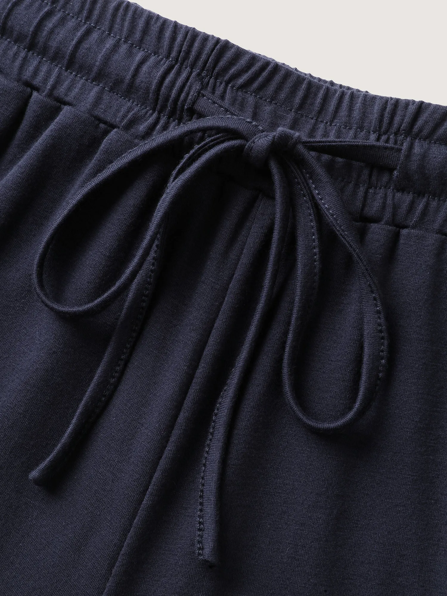 Stretchy Contrast Hem Straight Leg Lounge Pants sold by Bloomchic product image thumbnail 5