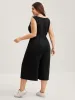 Supersoft Waist Drawstring Pockets Jumpsuit sold by Bloomchic