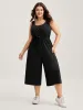 Supersoft Waist Drawstring Pockets Jumpsuit sold by Bloomchic
