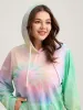 Tie-Dye Blend Pockets Hoodie sold by Bloomchic