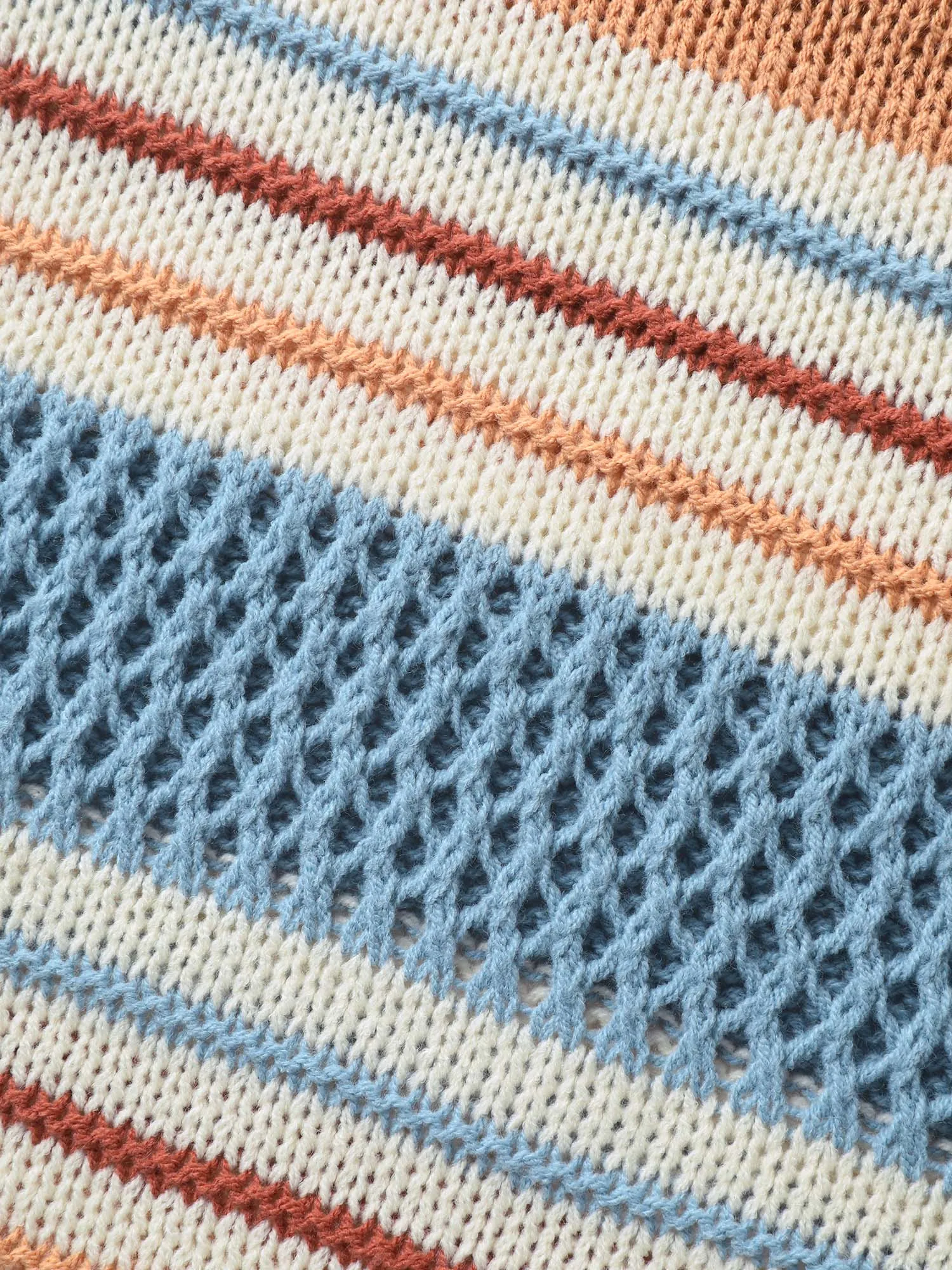 Color Block Textured Cut-Out Pullover sold by Bloomchic product image thumbnail 5