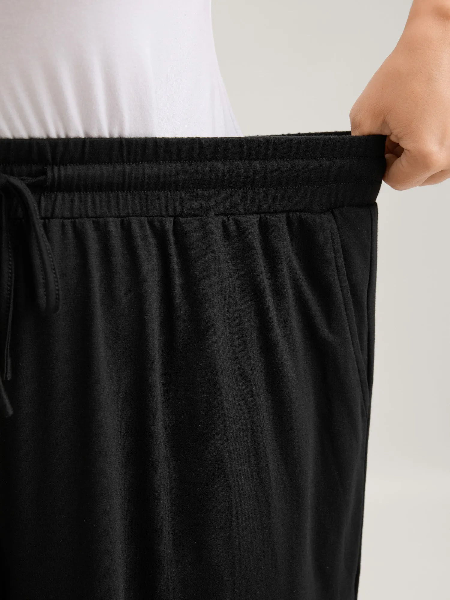 Ruffled Hem Stretchy Wide-Leg Pants sold by Bloomchic product image thumbnail 3