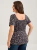 Floral Print Sweetheart Bust Ease Top sold by Bloomchic