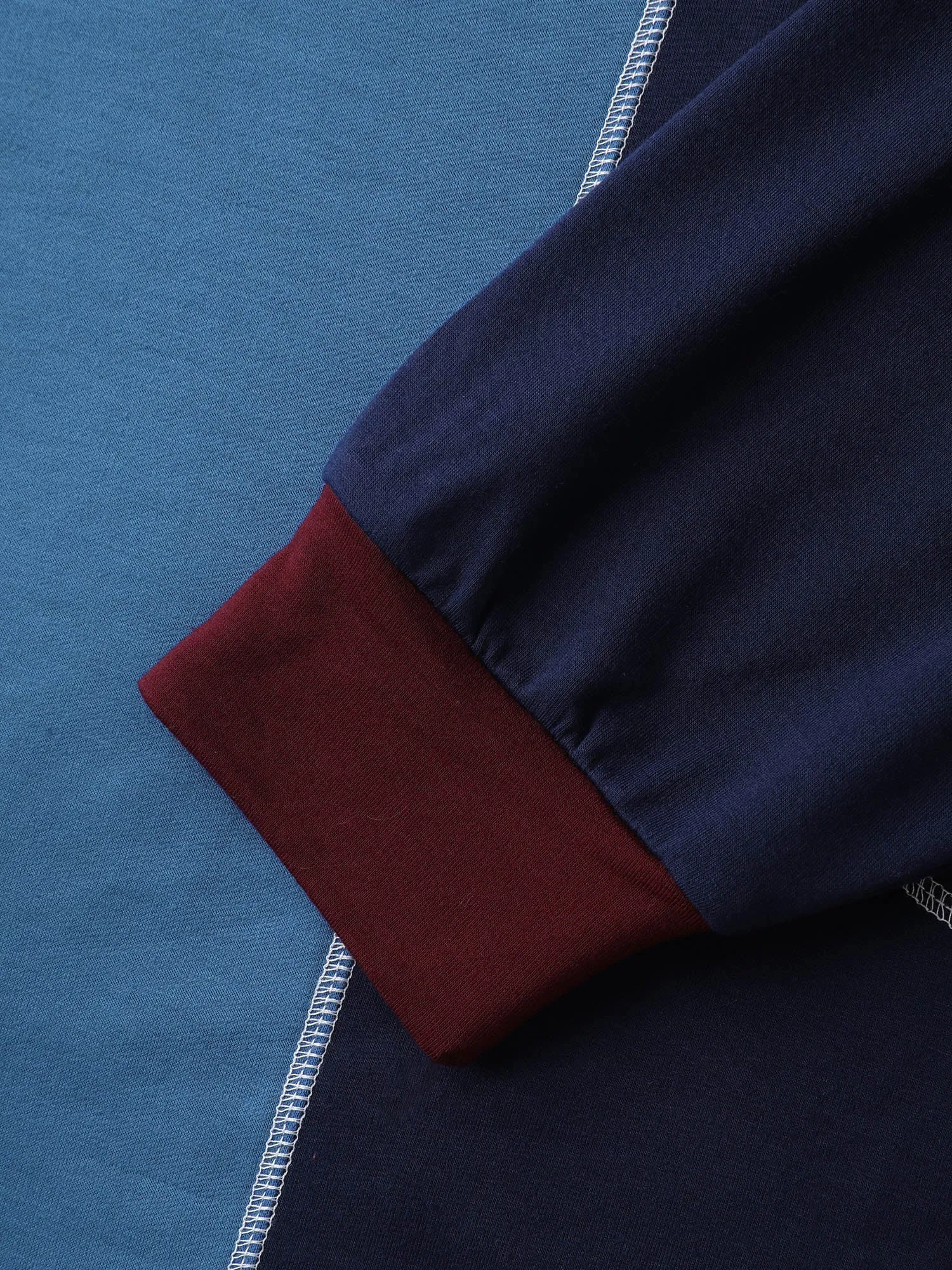 Color Contrast Thread Lace Trim Sweatshirt sold by Bloomchic product image thumbnail 5