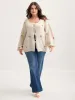 Supersoft Floral Embroidery Front Triple Tie Knit Cardigan sold by Bloomchic
