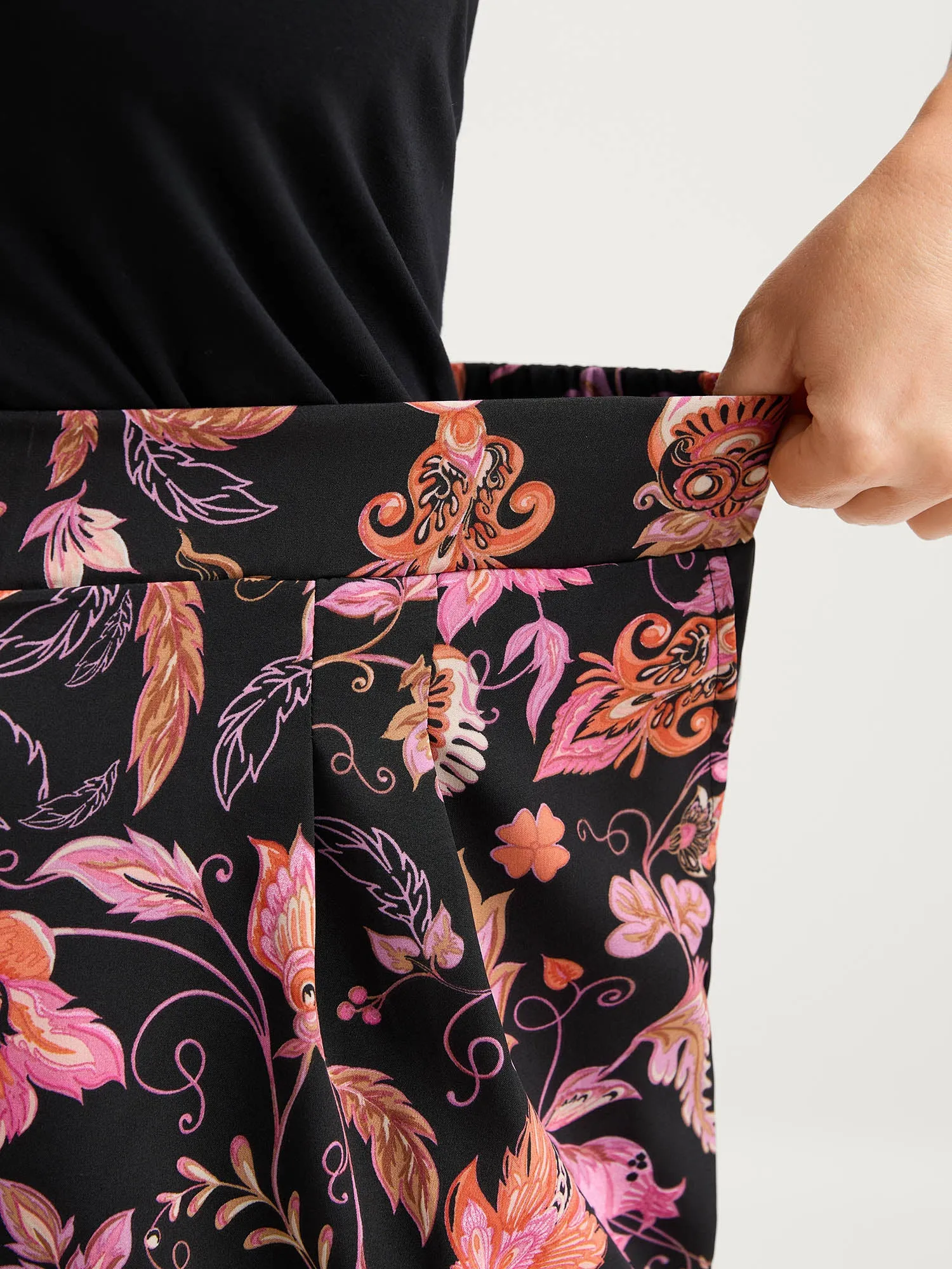 Paisley Print Wide-Leg Pants sold by Bloomchic product image thumbnail 3