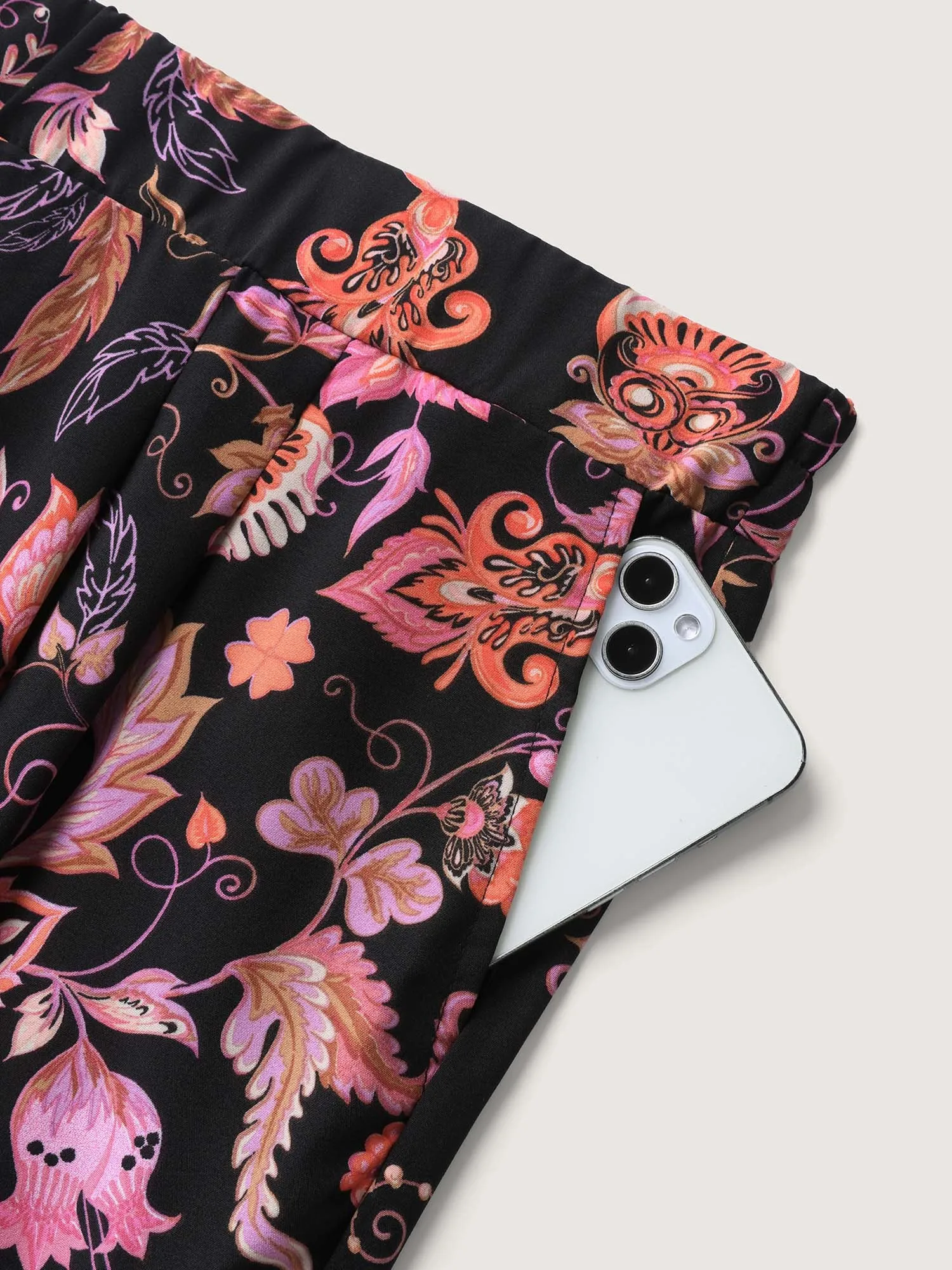 Paisley Print Wide-Leg Pants sold by Bloomchic product image thumbnail 5