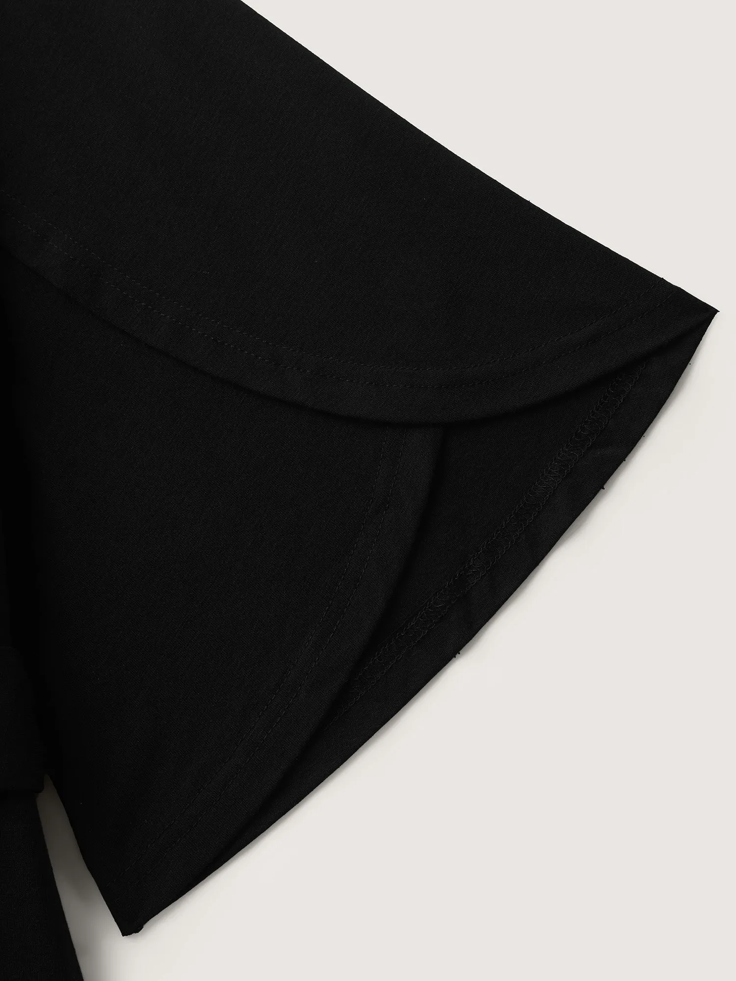 Supersoft Petal Sleeve Belted Waist-Defining Midi Dress sold by Bloomchic product image thumbnail 5