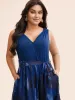 Floral Print Belted Patchwork Pocket Tank Dress sold by Bloomchic
